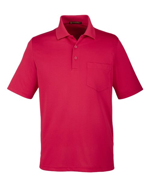 Harriton Men's Advantage Snag Protection Plus IL Pocket Polo M348P
