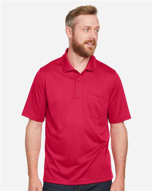 Harriton Men's Advantage Snag Protection Plus IL Pocket Polo M348P
