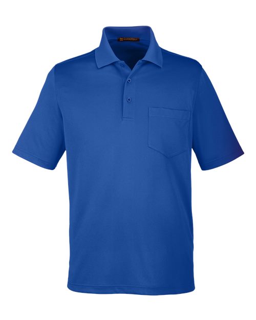 Harriton Men's Advantage Snag Protection Plus IL Pocket Polo M348P