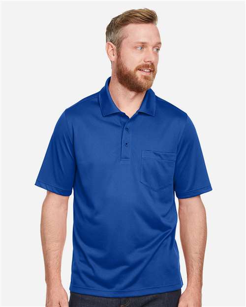 Harriton Men's Advantage Snag Protection Plus IL Pocket Polo M348P