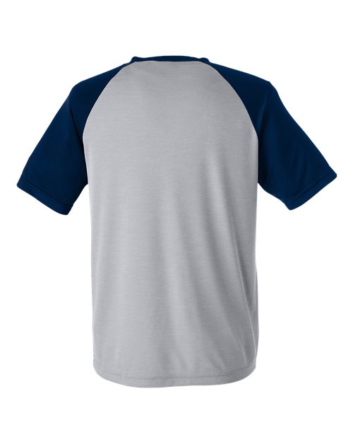 Team 365 Unisex Zone Colorblock Raglan T-Shirt TT62