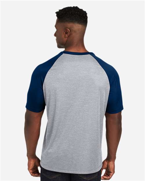 Team 365 Unisex Zone Colorblock Raglan T-Shirt TT62