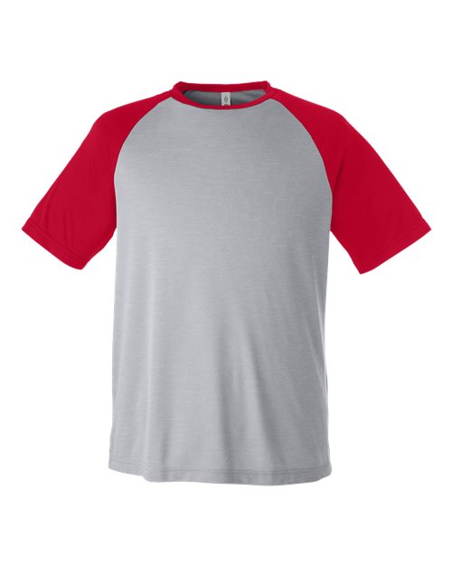 Team 365 Unisex Zone Colorblock Raglan T-Shirt TT62