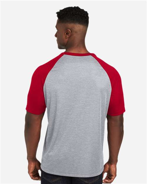 Team 365 Unisex Zone Colorblock Raglan T-Shirt TT62