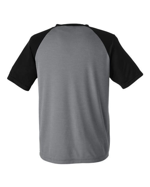 Team 365 Unisex Zone Colorblock Raglan T-Shirt TT62
