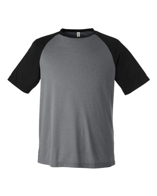 Team 365 Unisex Zone Colorblock Raglan T-Shirt TT62