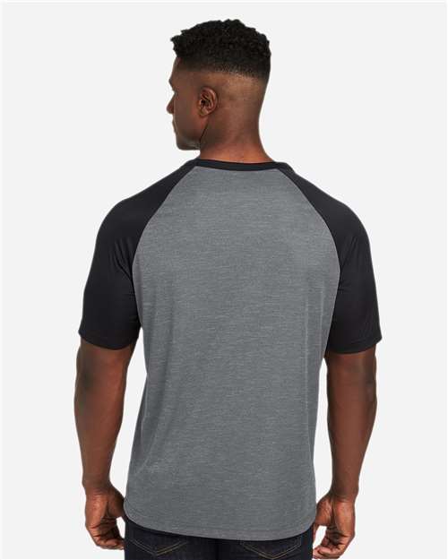 Team 365 Unisex Zone Colorblock Raglan T-Shirt TT62