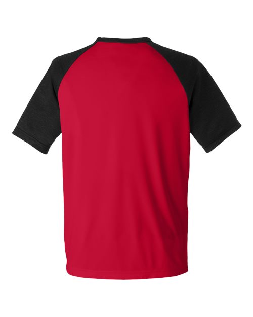 Team 365 Unisex Zone Colorblock Raglan T-Shirt TT62