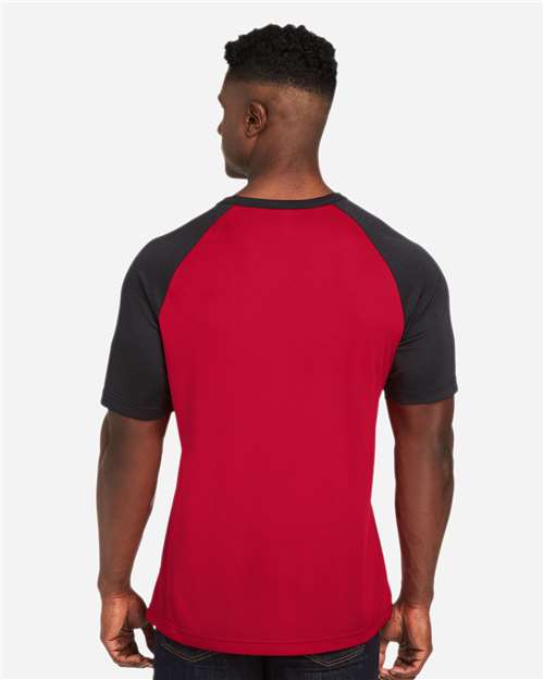 Team 365 Unisex Zone Colorblock Raglan T-Shirt TT62