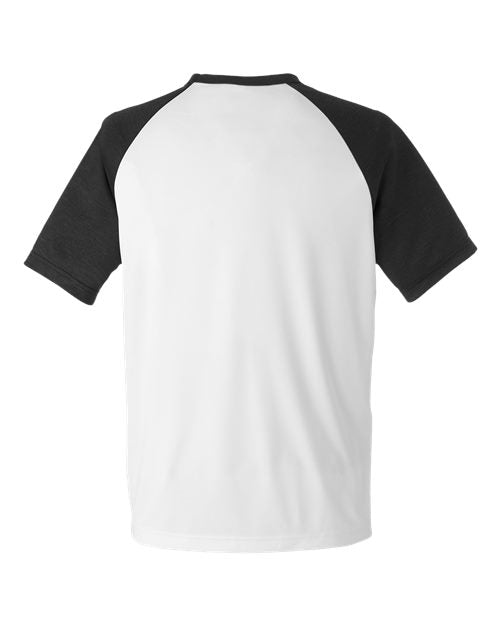 Team 365 Unisex Zone Colorblock Raglan T-Shirt TT62