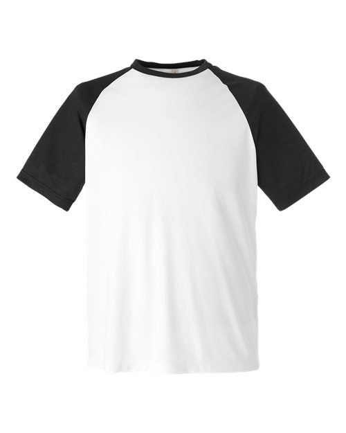 Team 365 Unisex Zone Colorblock Raglan T-Shirt TT62