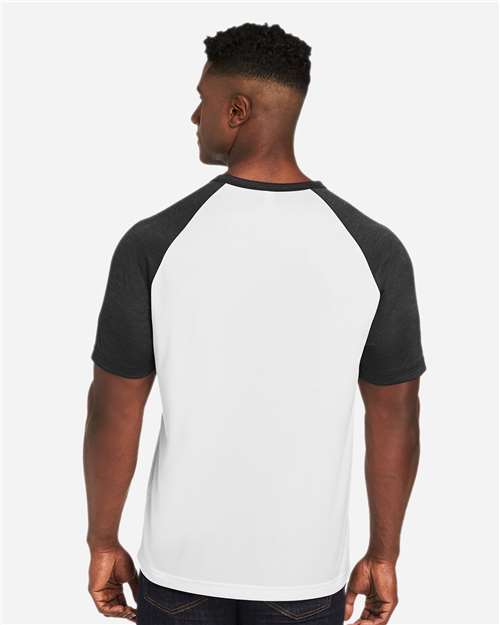 Team 365 Unisex Zone Colorblock Raglan T-Shirt TT62
