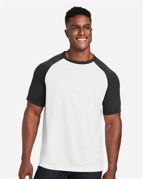Team 365 Unisex Zone Colorblock Raglan T-Shirt TT62
