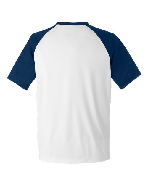 Team 365 Unisex Zone Colorblock Raglan T-Shirt TT62