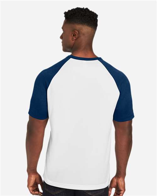 Team 365 Unisex Zone Colorblock Raglan T-Shirt TT62