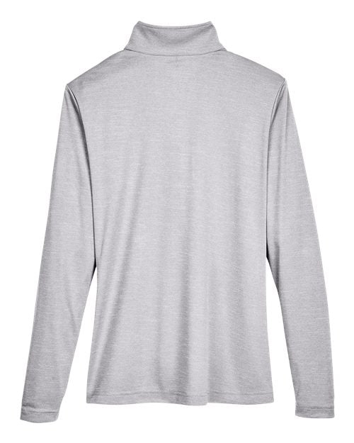 Team 365 Women's Zone Sonic Heather Performance Quarter-Zip Pullover TT31HW