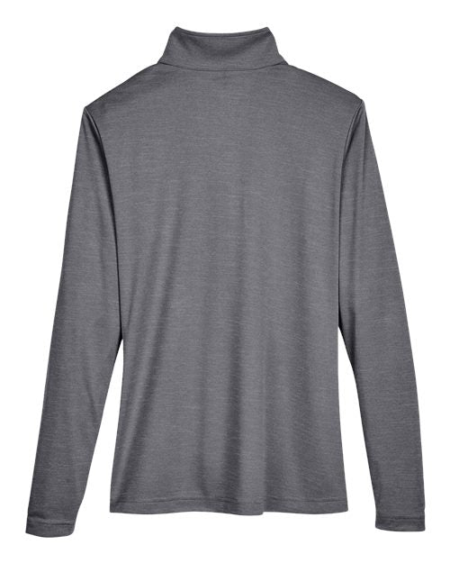 Team 365 Women's Zone Sonic Heather Performance Quarter-Zip Pullover TT31HW