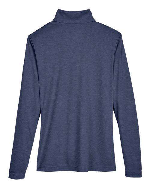 Team 365 Women's Zone Sonic Heather Performance Quarter-Zip Pullover TT31HW