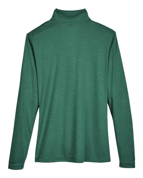 Team 365 Women's Zone Sonic Heather Performance Quarter-Zip Pullover TT31HW