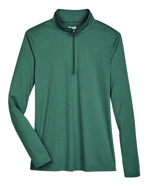 Team 365 Women's Zone Sonic Heather Performance Quarter-Zip Pullover TT31HW