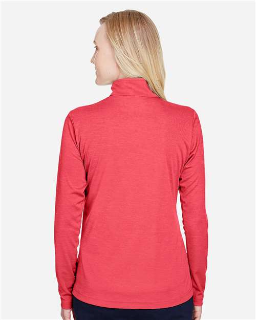 Team 365 Women's Zone Sonic Heather Performance Quarter-Zip Pullover TT31HW