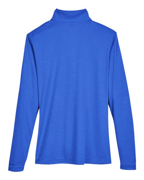 Team 365 Women's Zone Sonic Heather Performance Quarter-Zip Pullover TT31HW