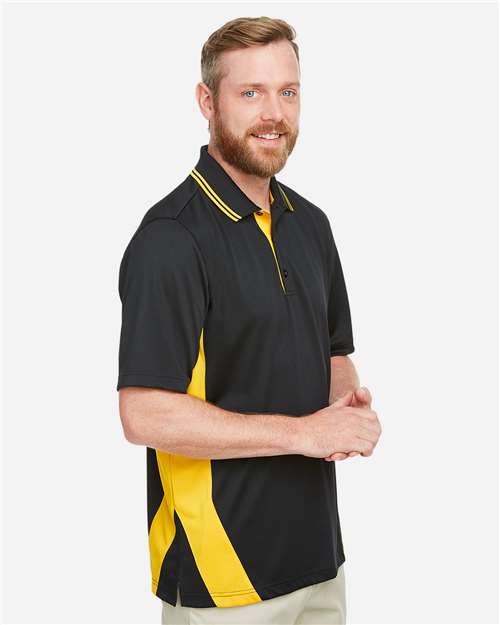 Harriton Men's Flash Snag Protection Plus IL Colorblock Polo M386