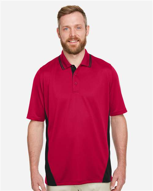 Harriton Men's Flash Snag Protection Plus IL Colorblock Polo M386