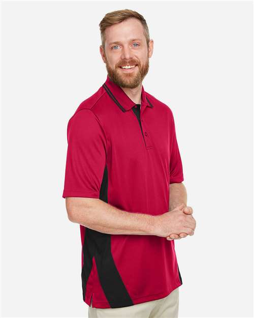 Harriton Men's Flash Snag Protection Plus IL Colorblock Polo M386