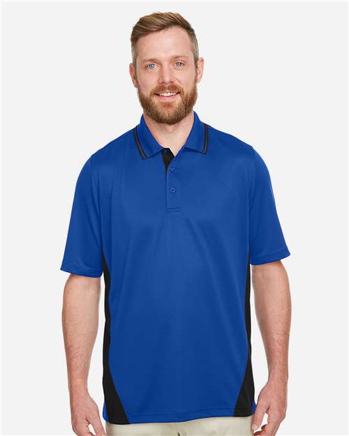 Harriton Men's Flash Snag Protection Plus IL Colorblock Polo M386