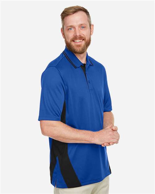Harriton Men's Flash Snag Protection Plus IL Colorblock Polo M386