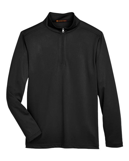 Harriton Men's Advantage Snag Protection Plus Quarter-Zip Pullover M748
