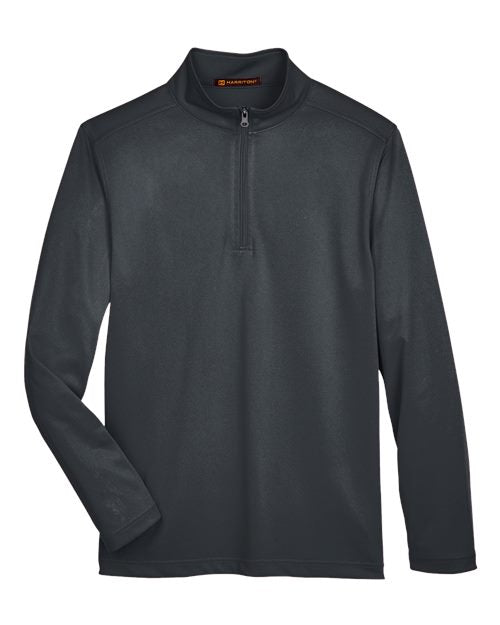 Harriton Men's Advantage Snag Protection Plus Quarter-Zip Pullover M748