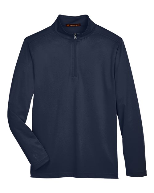 Harriton Men's Advantage Snag Protection Plus Quarter-Zip Pullover M748