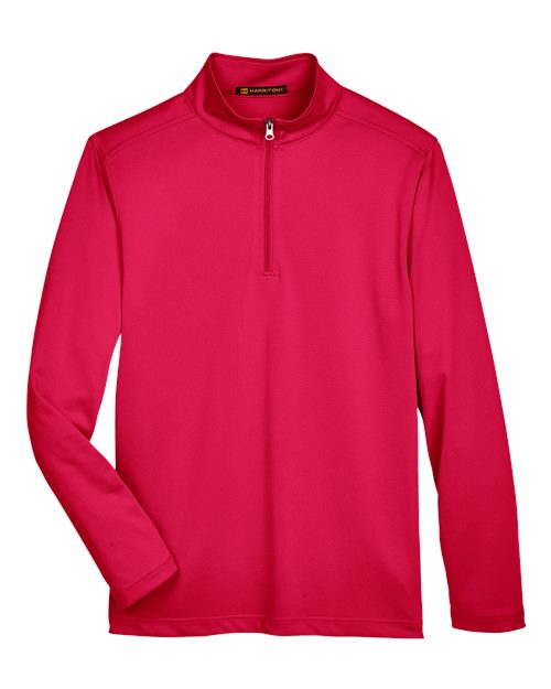 Harriton Men's Advantage Snag Protection Plus Quarter-Zip Pullover M748
