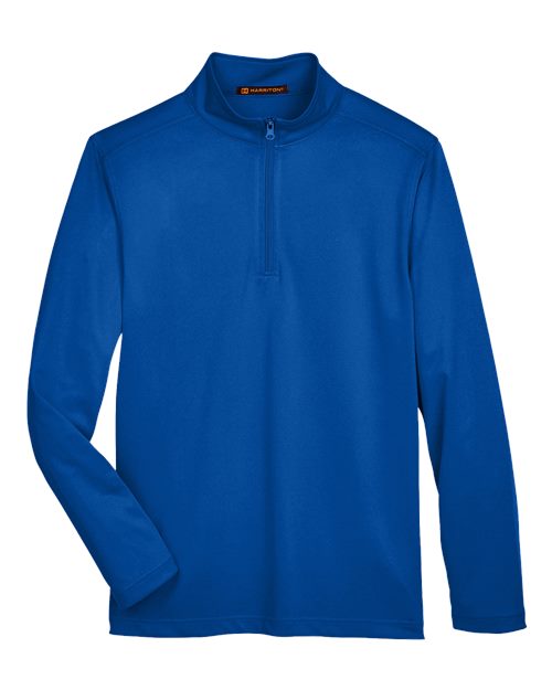 Harriton Men's Advantage Snag Protection Plus Quarter-Zip Pullover M748