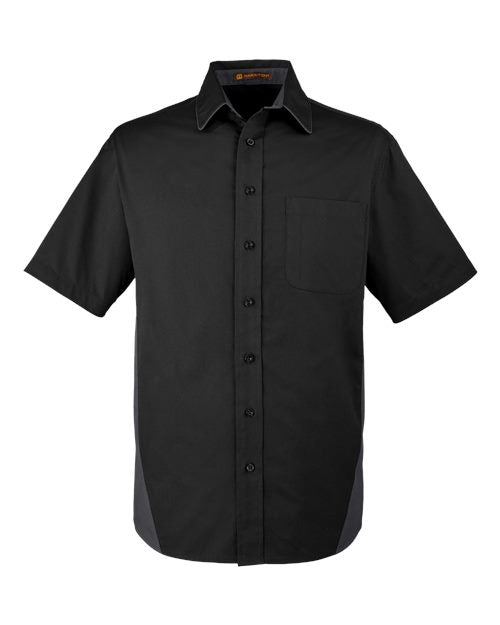 Harriton Men's Flash IL Colorblock Shirt M586