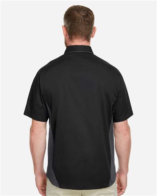 Harriton Men's Flash IL Colorblock Shirt M586