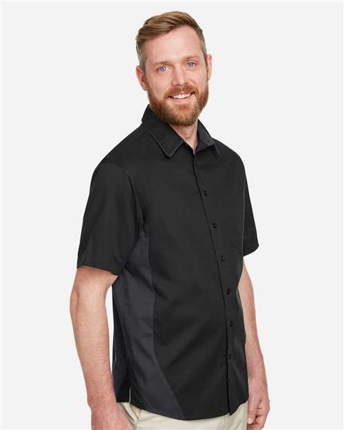Harriton Men's Flash IL Colorblock Shirt M586