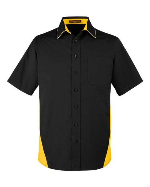 Harriton Men's Flash IL Colorblock Shirt M586