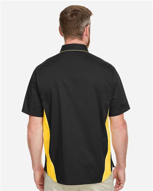 Harriton Men's Flash IL Colorblock Shirt M586