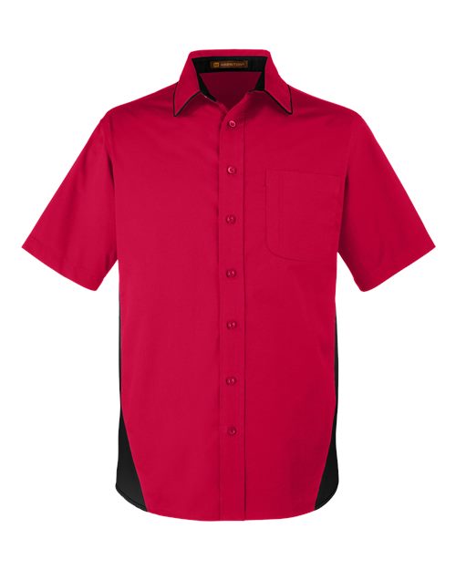 Harriton Men's Flash IL Colorblock Shirt M586
