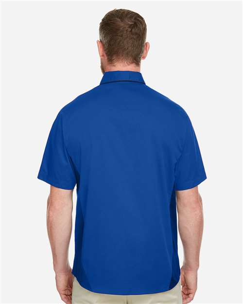 Harriton Men's Flash IL Colorblock Shirt M586