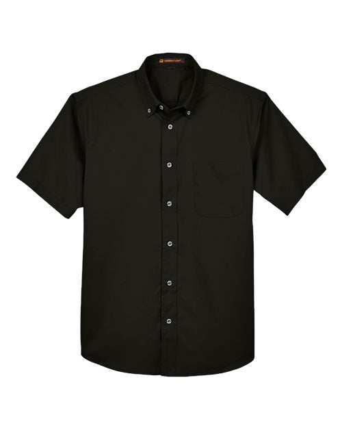 Harriton Men's Easy Blend™ Twill Dress Shirt with Stain-Release M500S