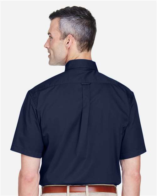Harriton Men's Easy Blend™ Twill Dress Shirt with Stain-Release M500S