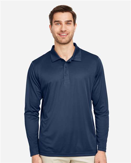 Team 365 Men's Zone Performance Long Sleeve Polo TT51L