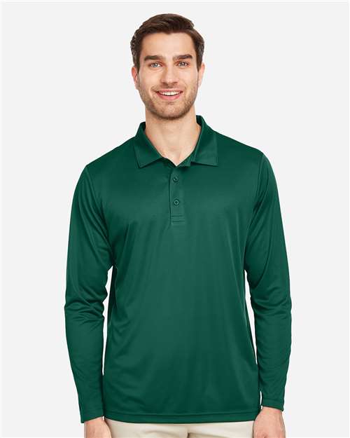 Team 365 Men's Zone Performance Long Sleeve Polo TT51L