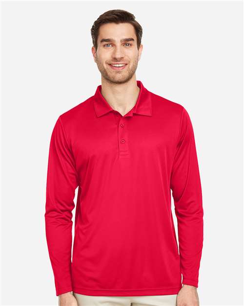 Team 365 Men's Zone Performance Long Sleeve Polo TT51L