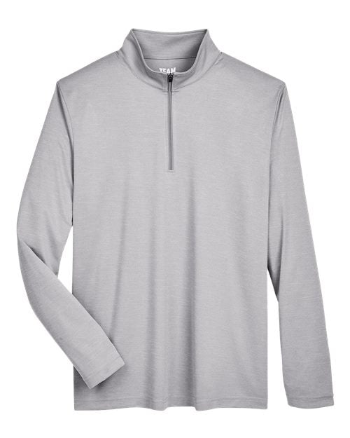Team 365 Men's Zone Sonic Heather Performance Quarter-Zip Pullover TT31H