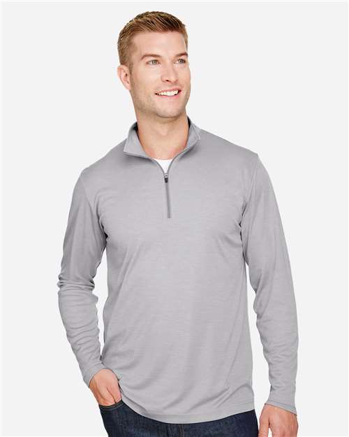 Team 365 Men's Zone Sonic Heather Performance Quarter-Zip Pullover TT31H